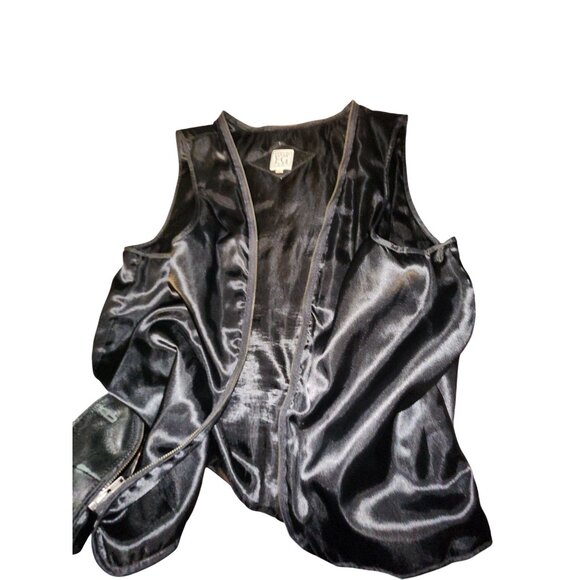 Field Gear Genuine Leather Coat Vtg Black Adult M Removable 3M Thinsulate Liner - Picture 10 of 16